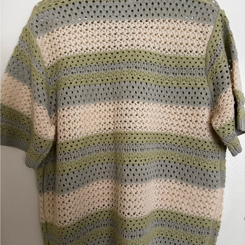 Kith Thompson Crochet Button Down Shirt - Breathe - Picture 4 of 5